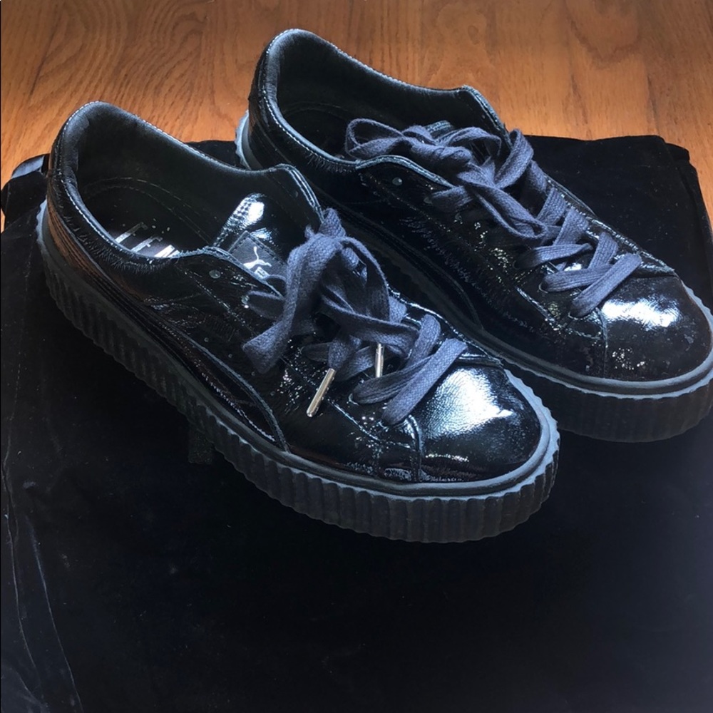 FENTY Puma by Rihanna- Creeper Wrinkled Patent